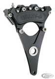 Shovelhead Rear Brake Caliper (CHROME-BLACK) with TUV