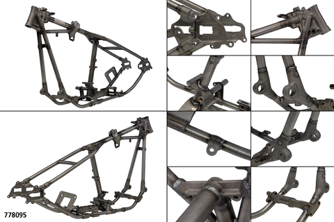 Replica FL Panhead 1955-1957 straight leg frame