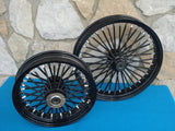 "NEW" BLACK´D OUT - 48 FAT SPOKE WHEELS WITH TÜV